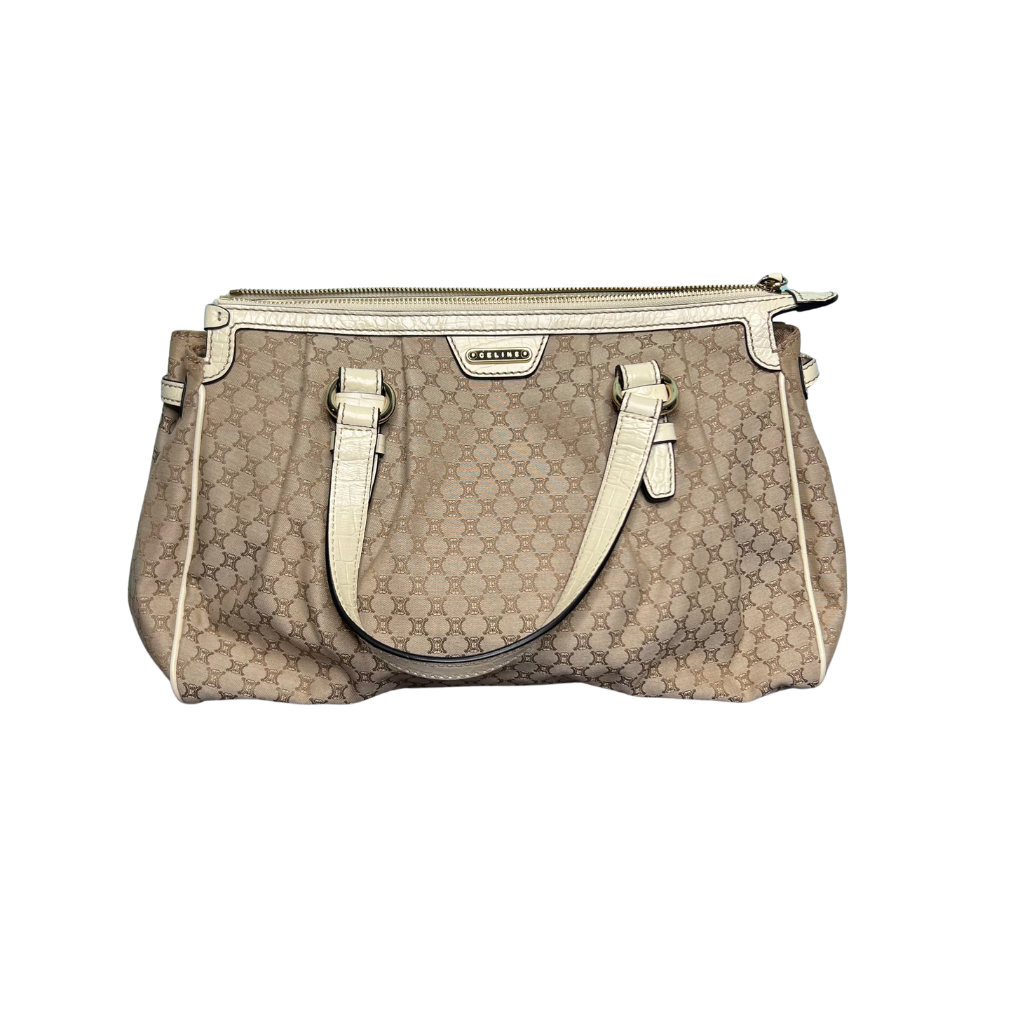 Sac à main monogram beige