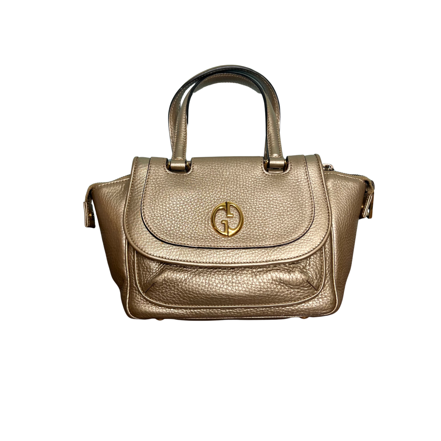 Mini sac double G doré