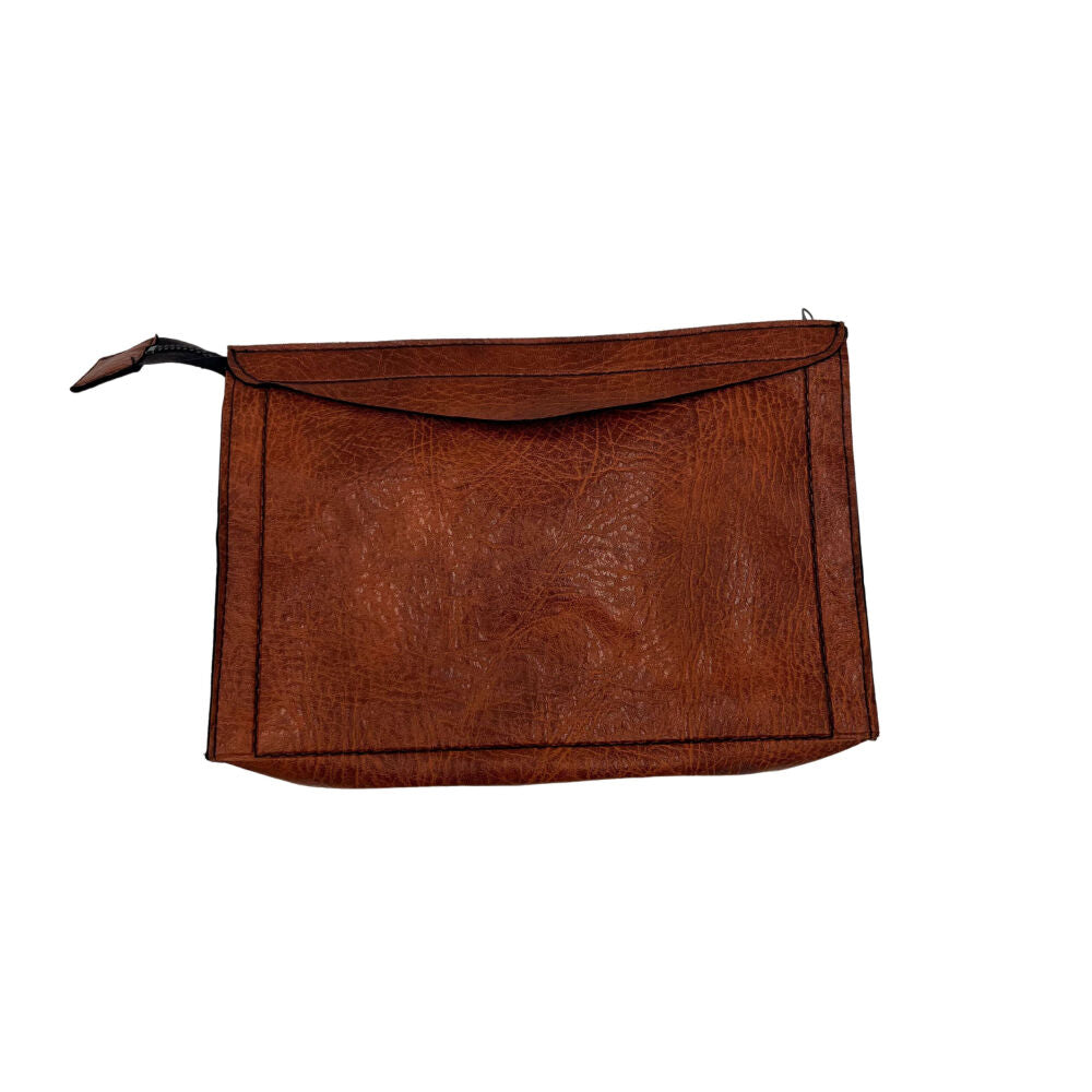 Pochette marron forme rectangulaire