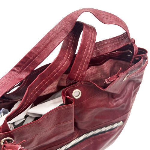 Sac cabas bordeaux