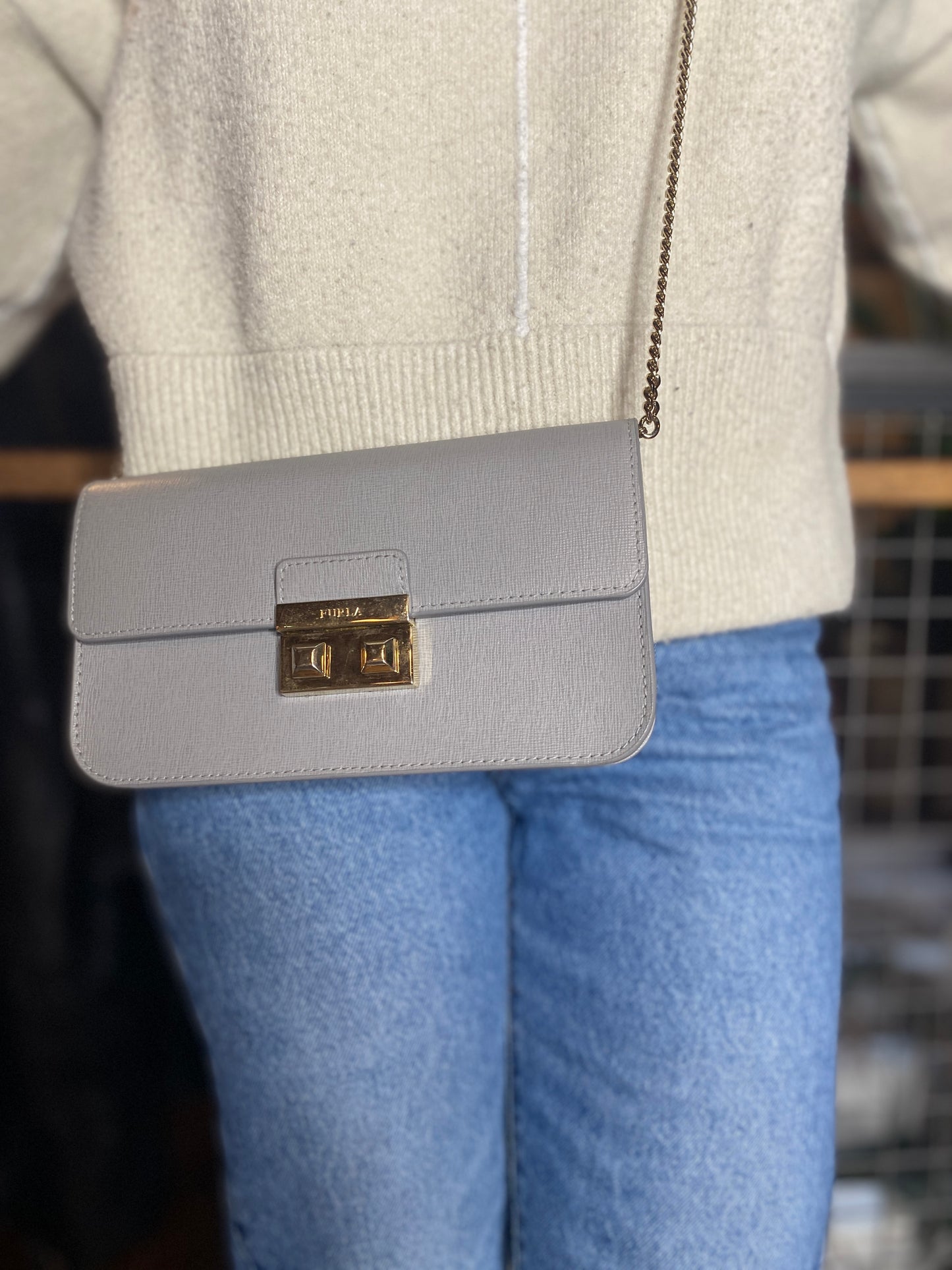 Sac à bandoulière Metropolis gris