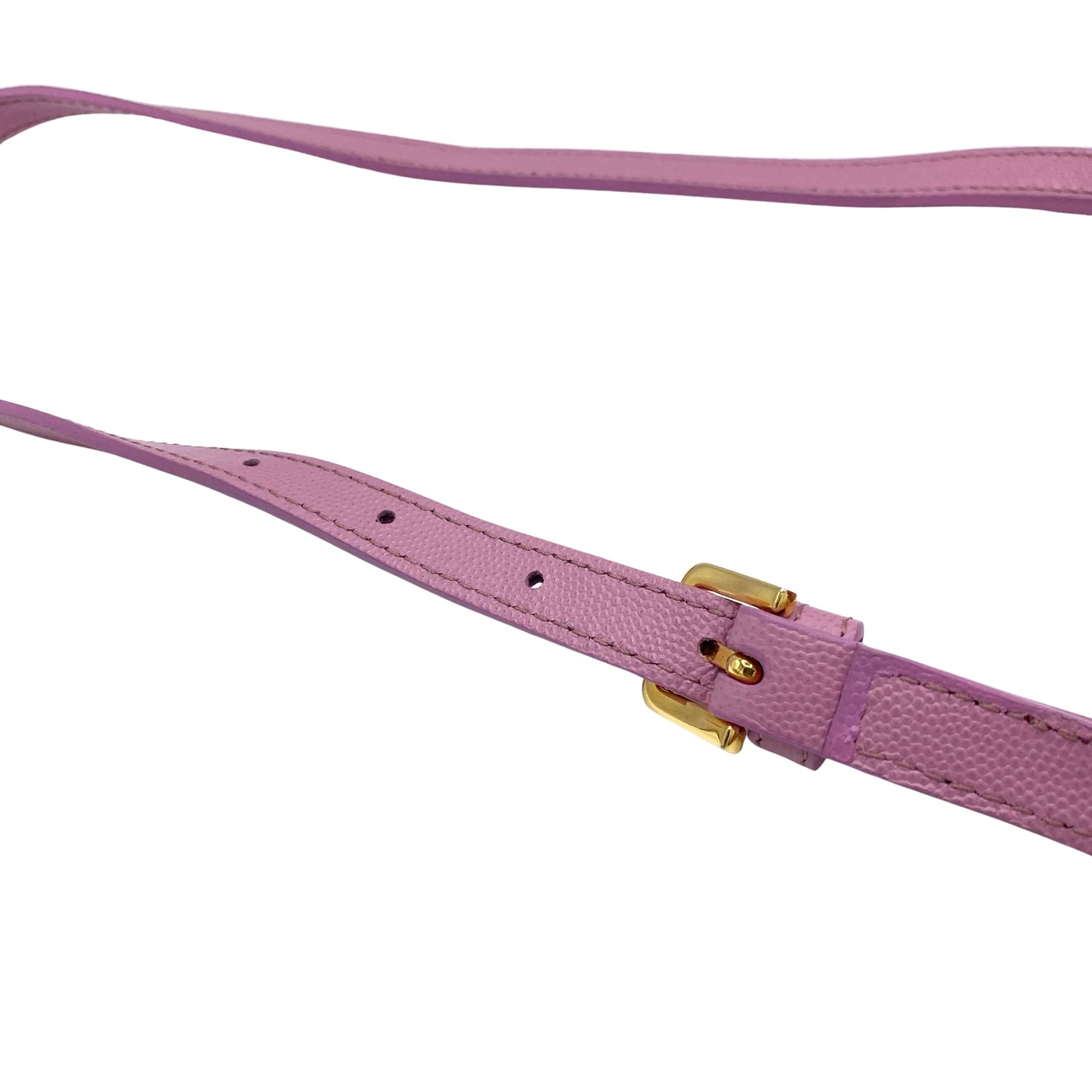 Sac à bandoulière en cuir rose