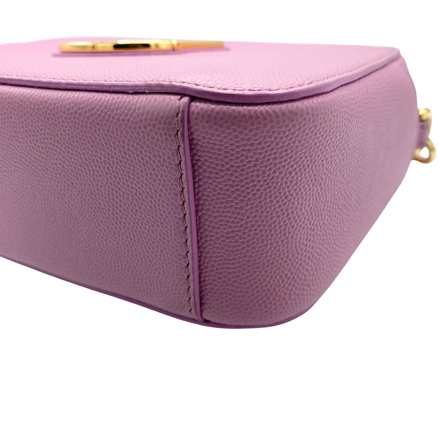 Sac à bandoulière en cuir rose