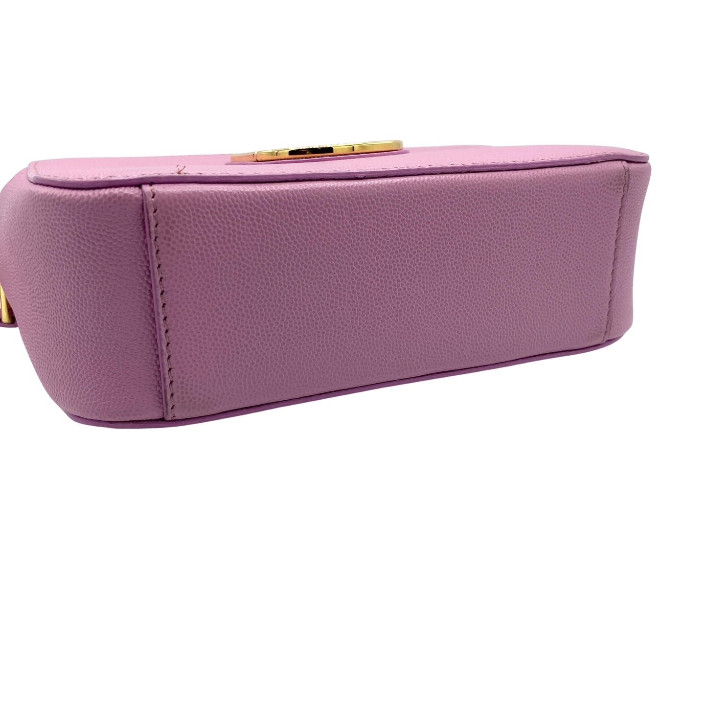 Sac à bandoulière en cuir rose