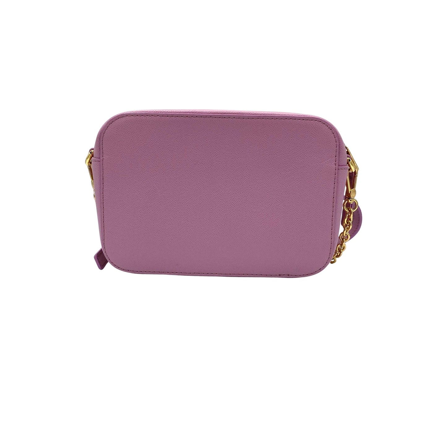 Sac à bandoulière en cuir rose