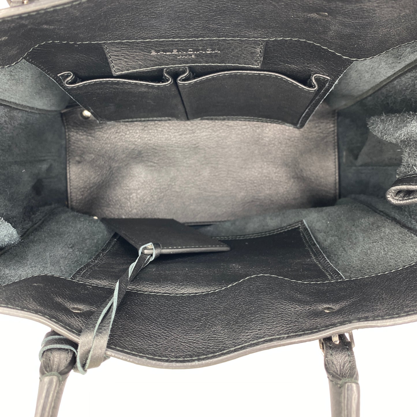 Sac à main Papper en cuir noir