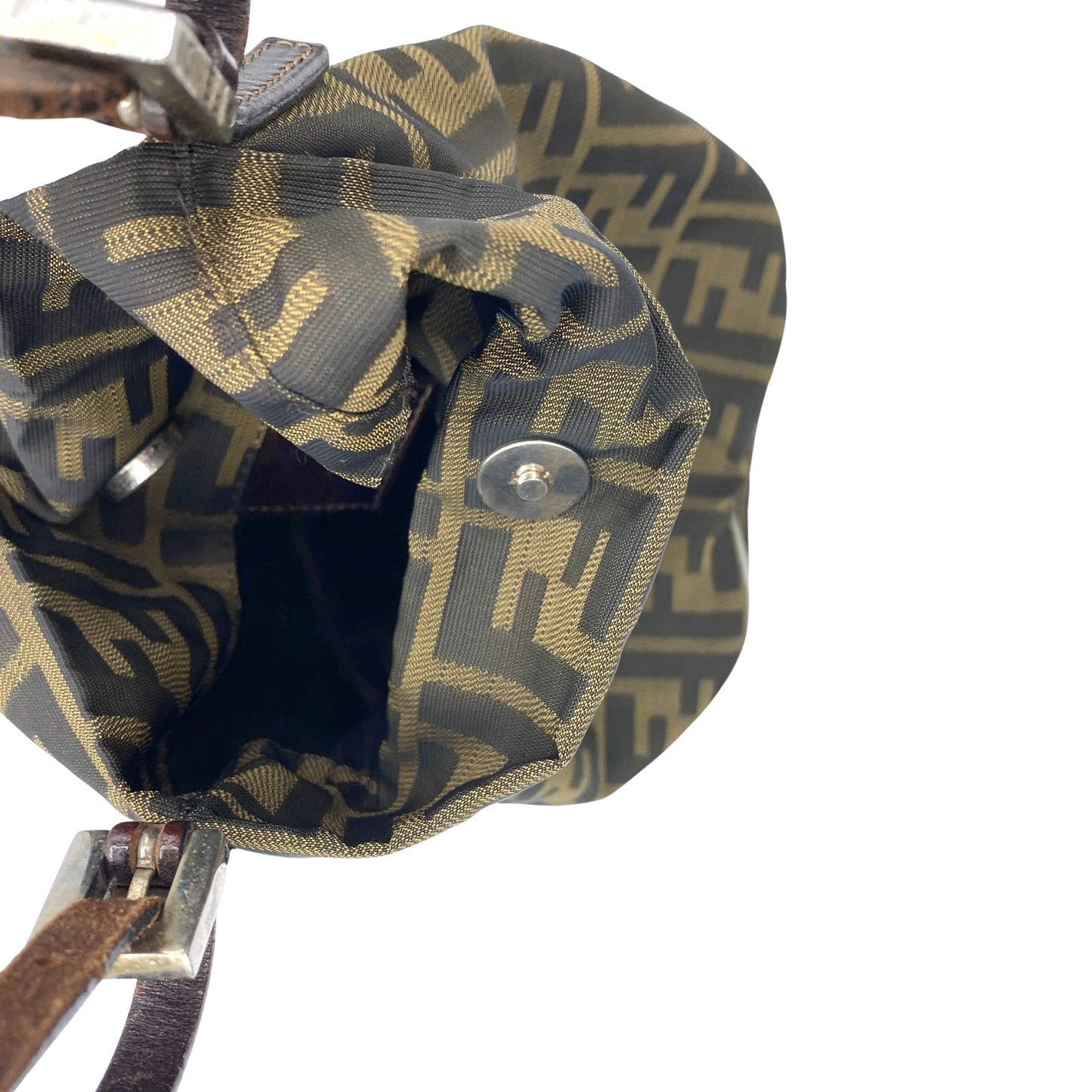 Sac porté épaule seau en toile kaki