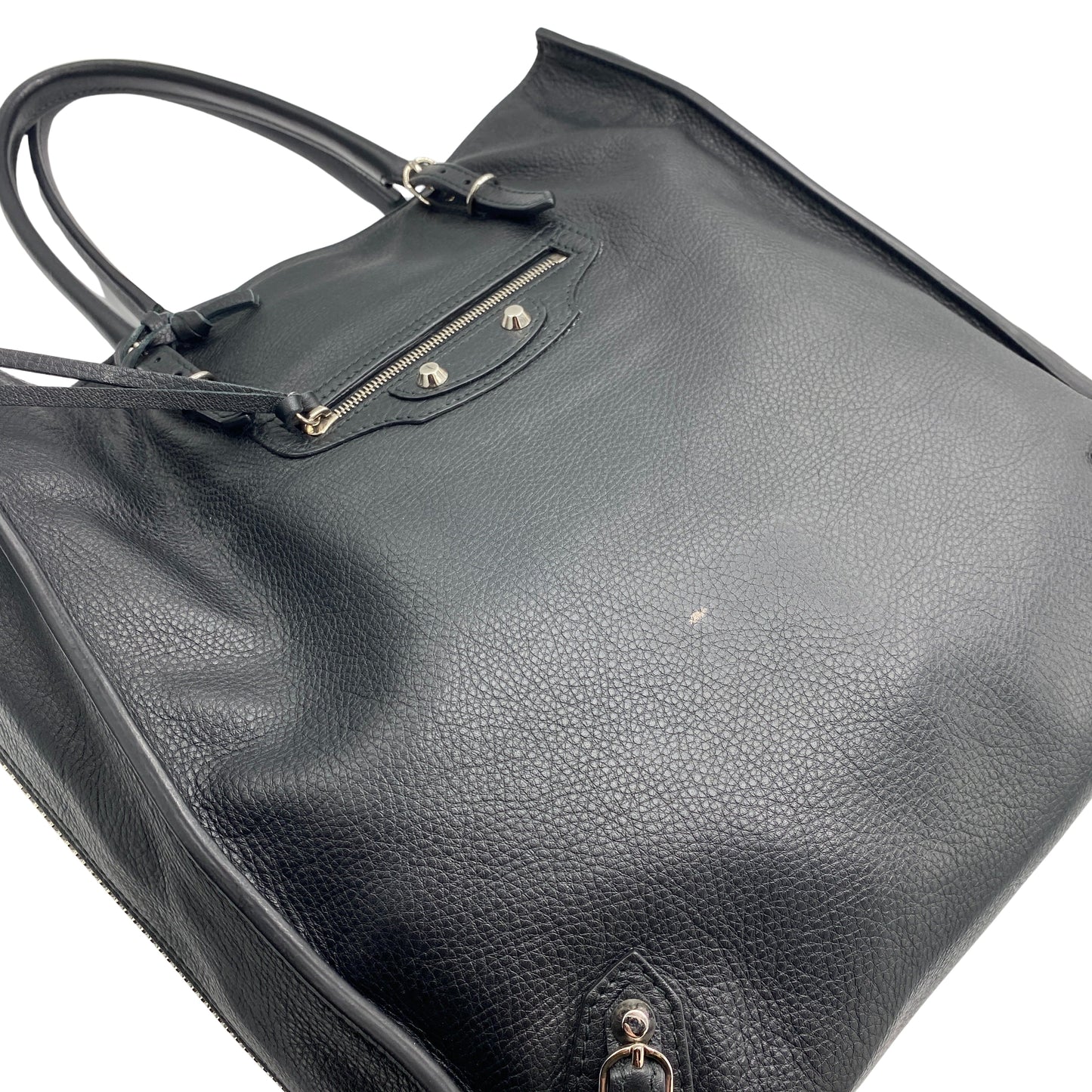 Sac à main Papper en cuir noir