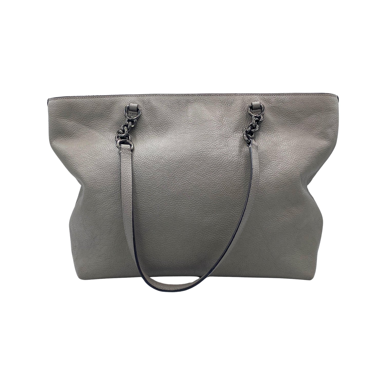 Sac à main en cuir taupe