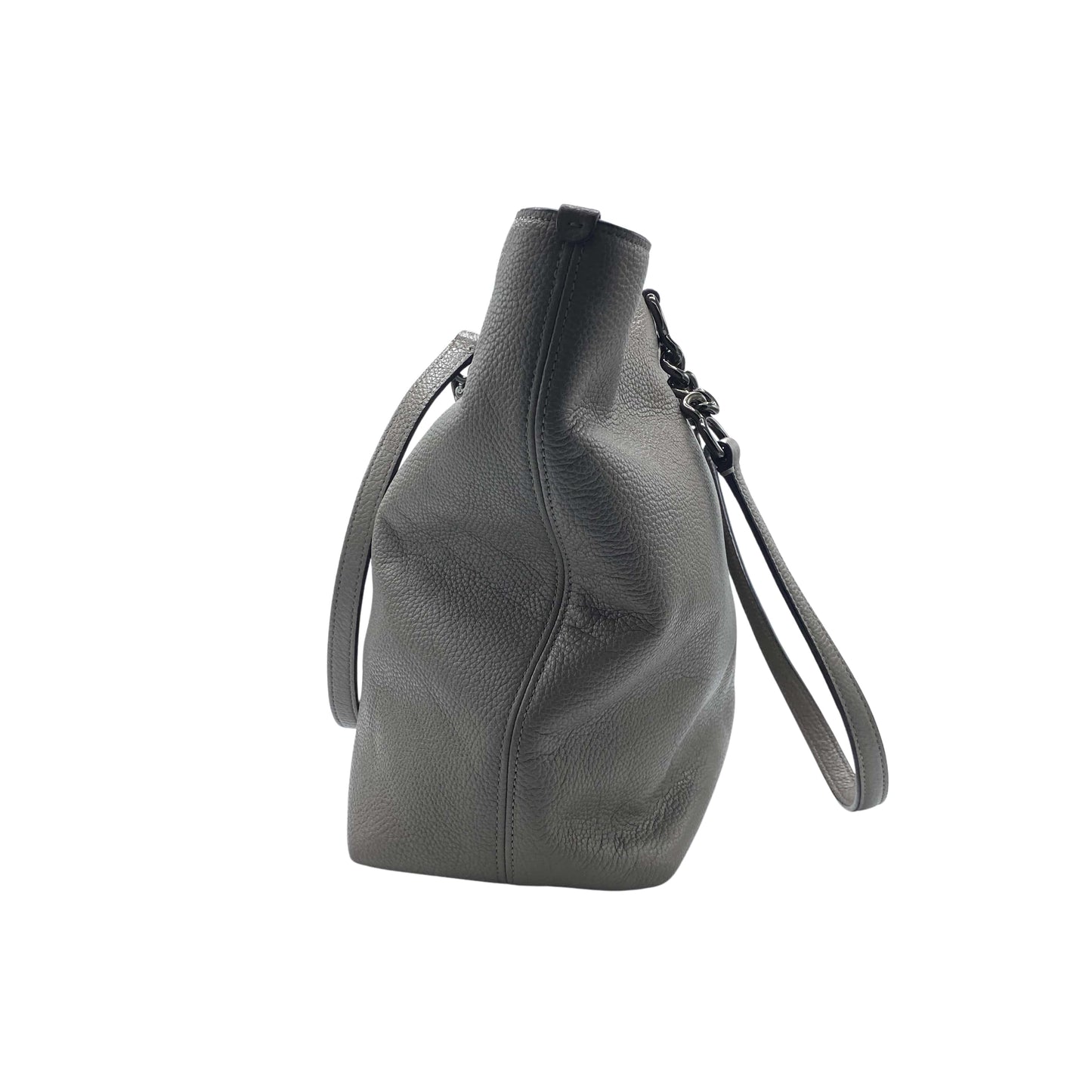 Sac à main en cuir taupe
