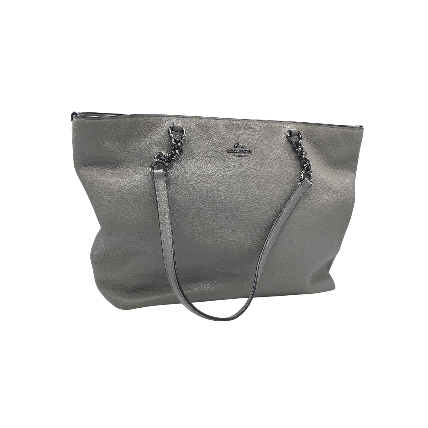 Sac à main en cuir taupe