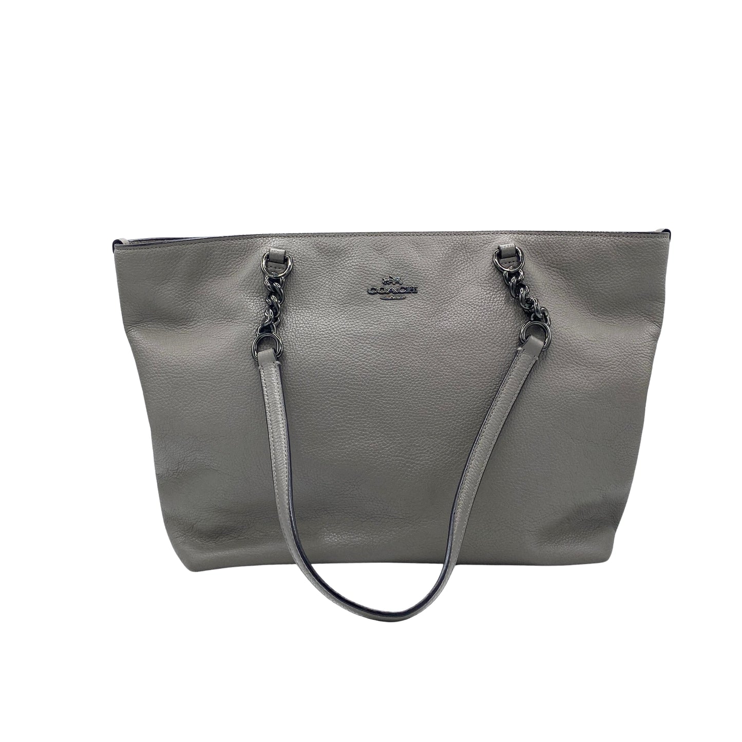 Sac à main en cuir taupe