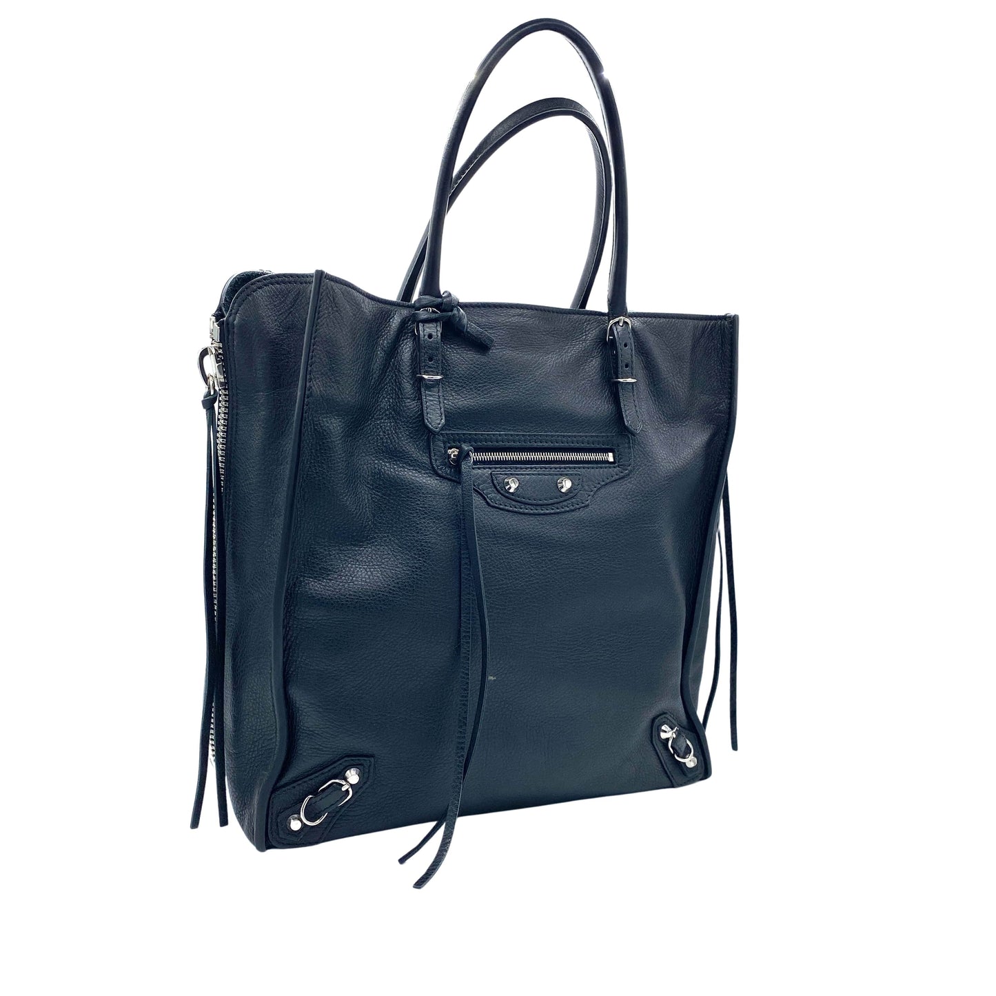Sac à main Papper en cuir noir