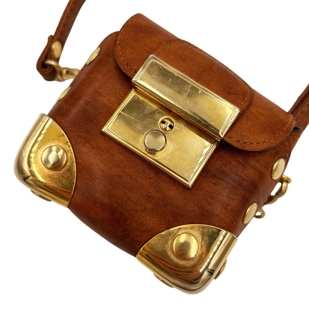 Petit sac en bandoulière marron