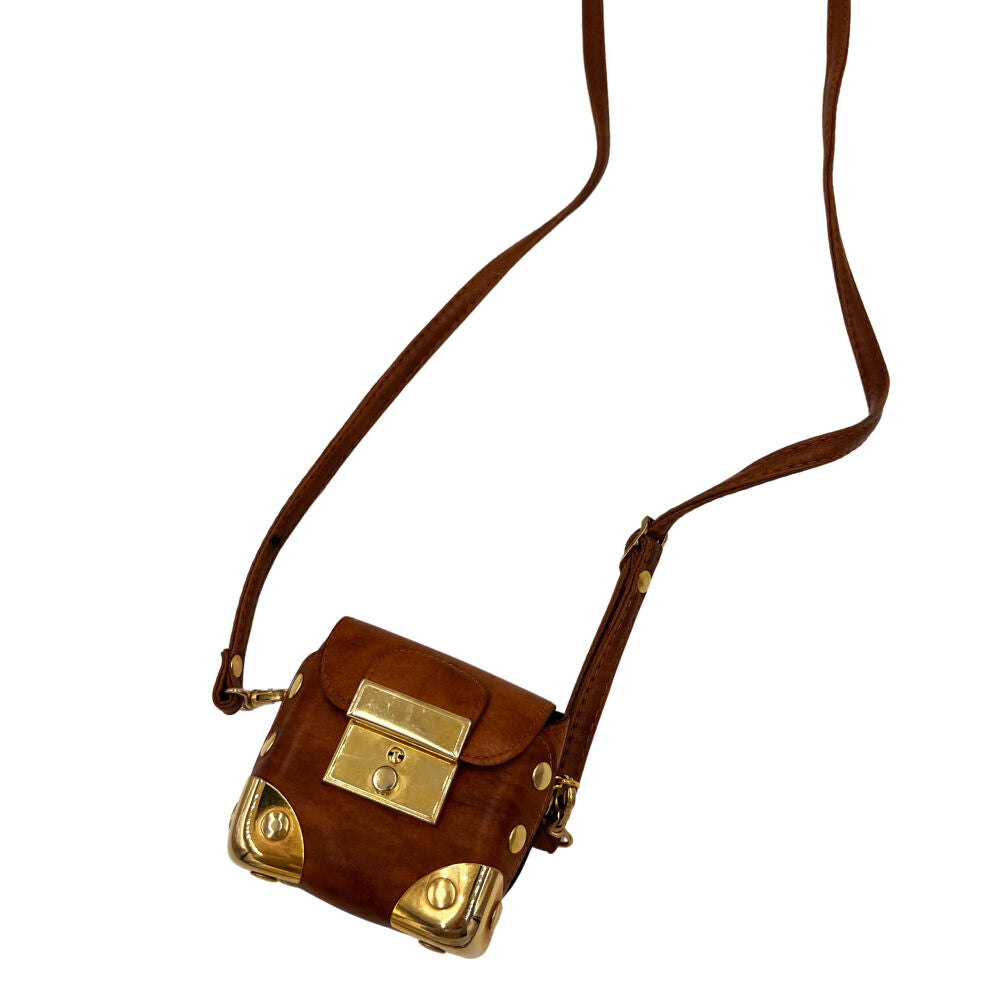 Petit sac en bandoulière marron