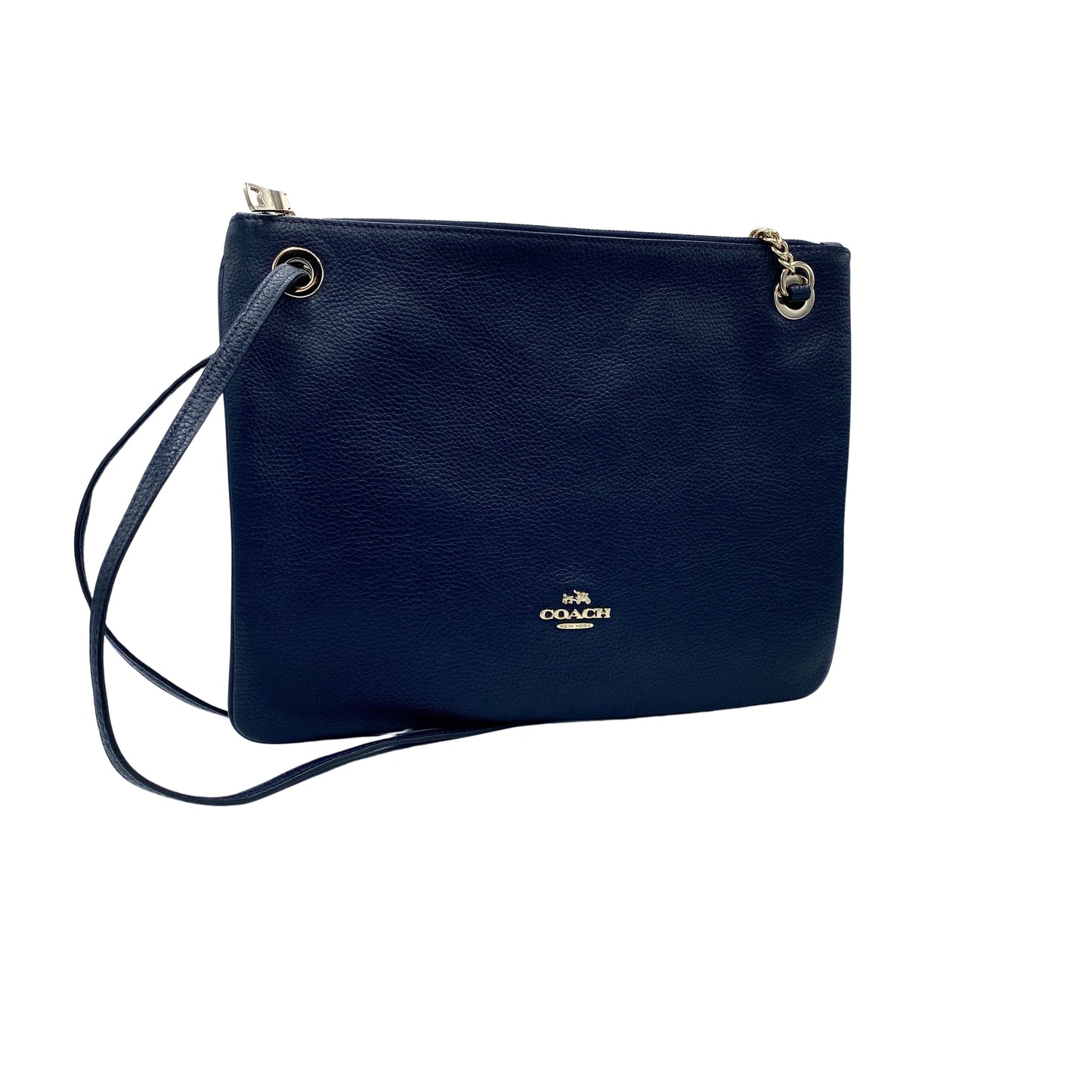 Sac à bandoulière en cuir noir