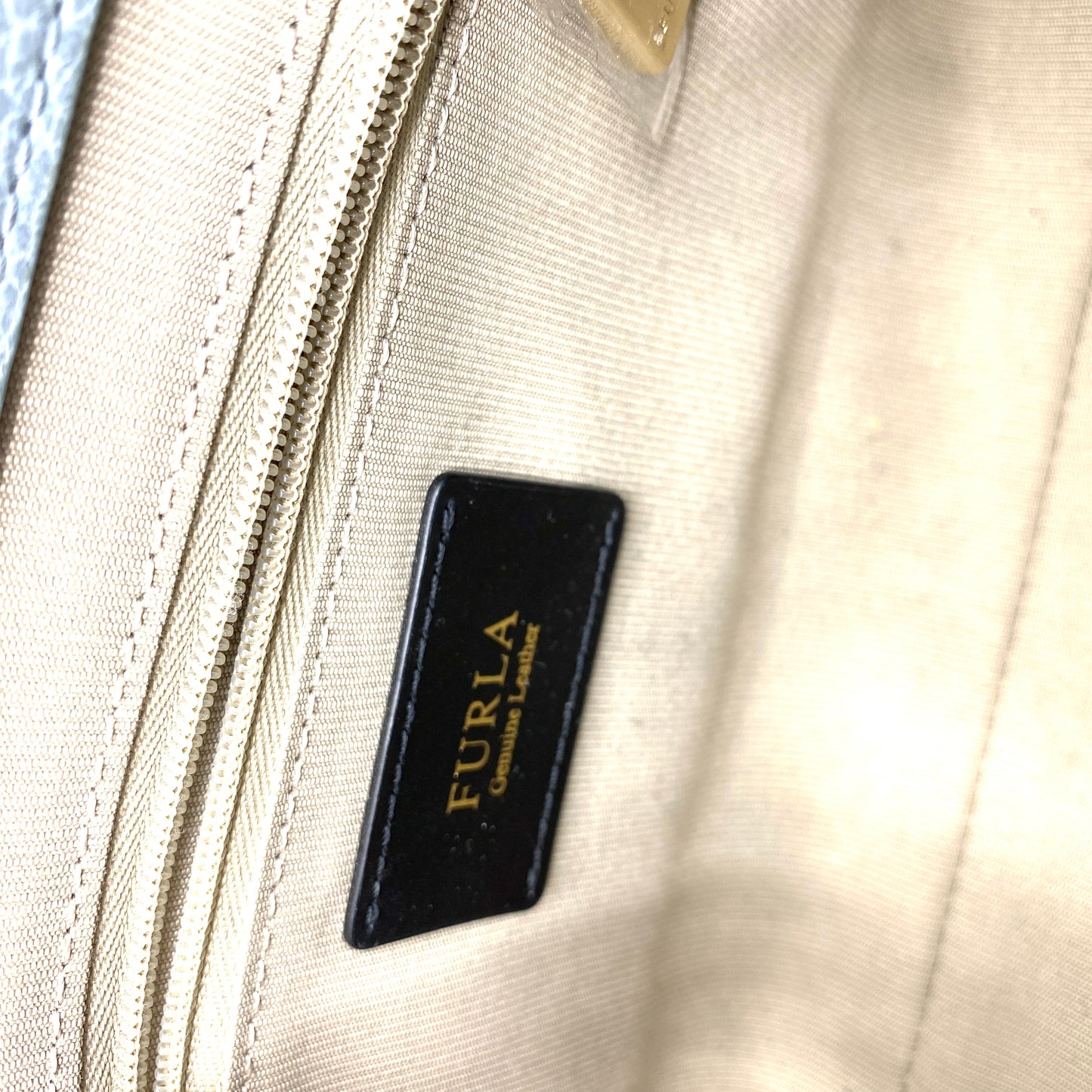 Sac porté épaule en cuir bleu