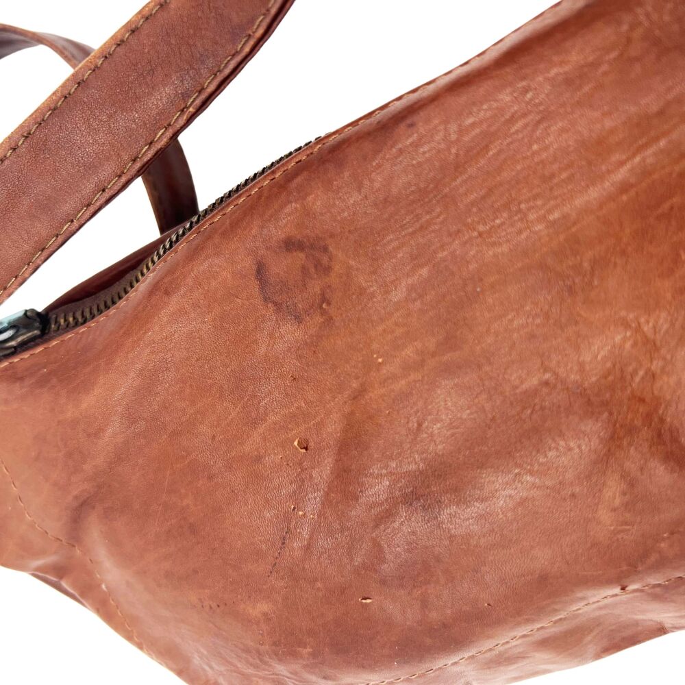 Sac banane Chesterfield banane marron foncé