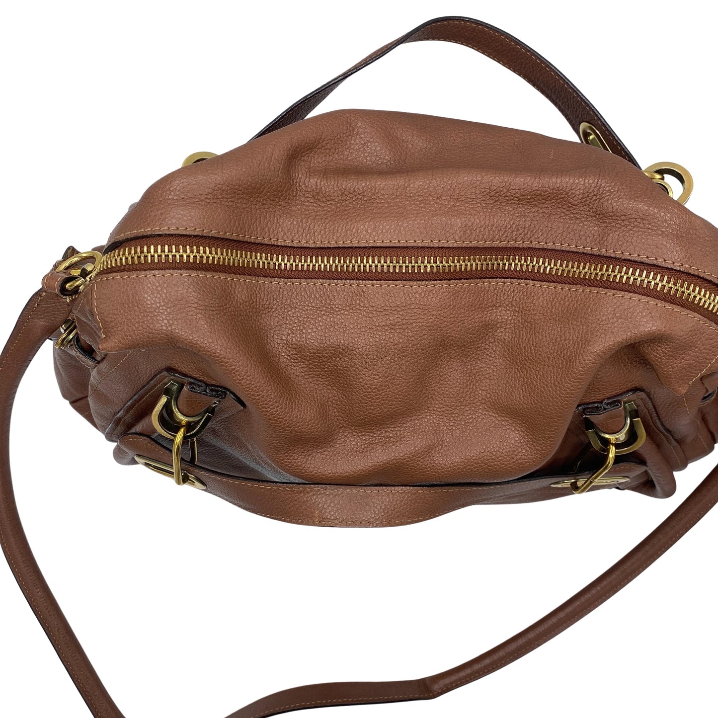 Sac à main Paraty en cuir marron