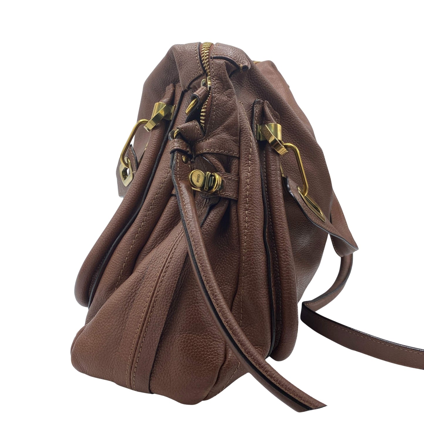 Sac à main Paraty en cuir marron