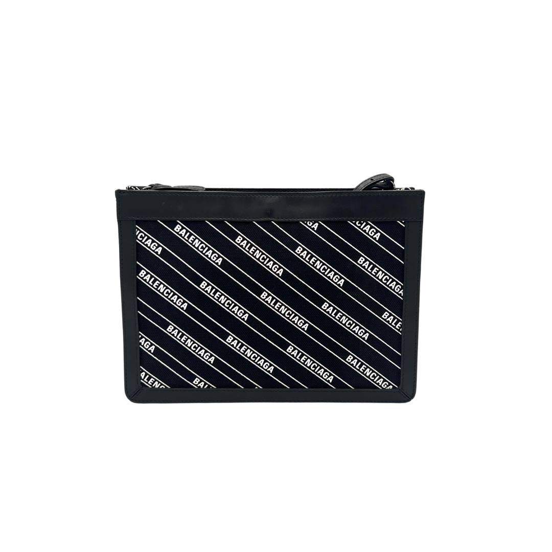 Sac à bandoulière en tissu noir
