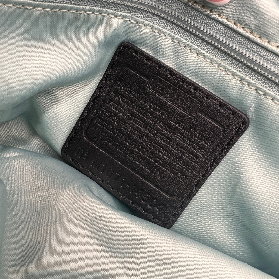 Sac porté épaule noir en toile
