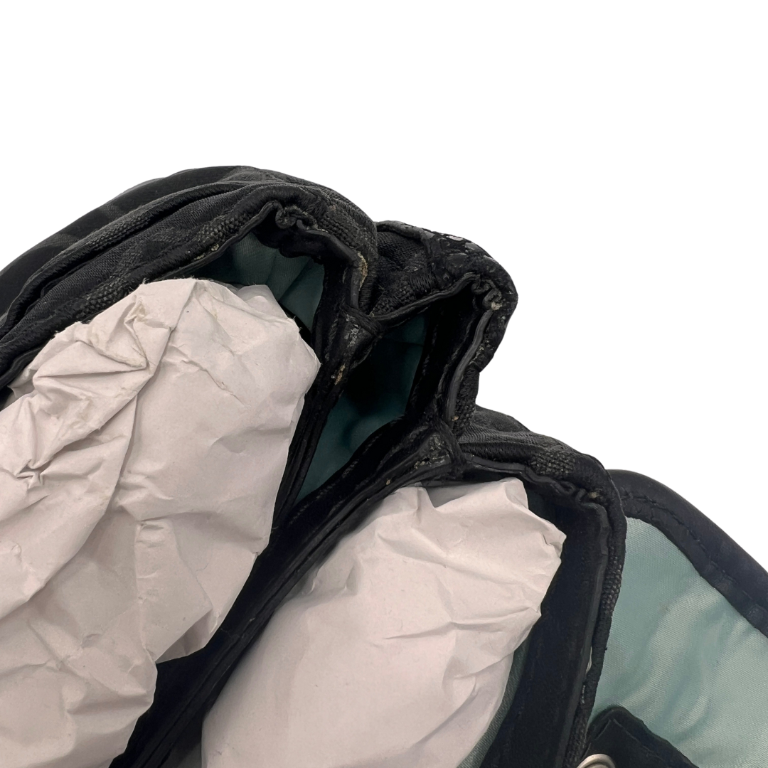 Sac porté épaule noir en toile