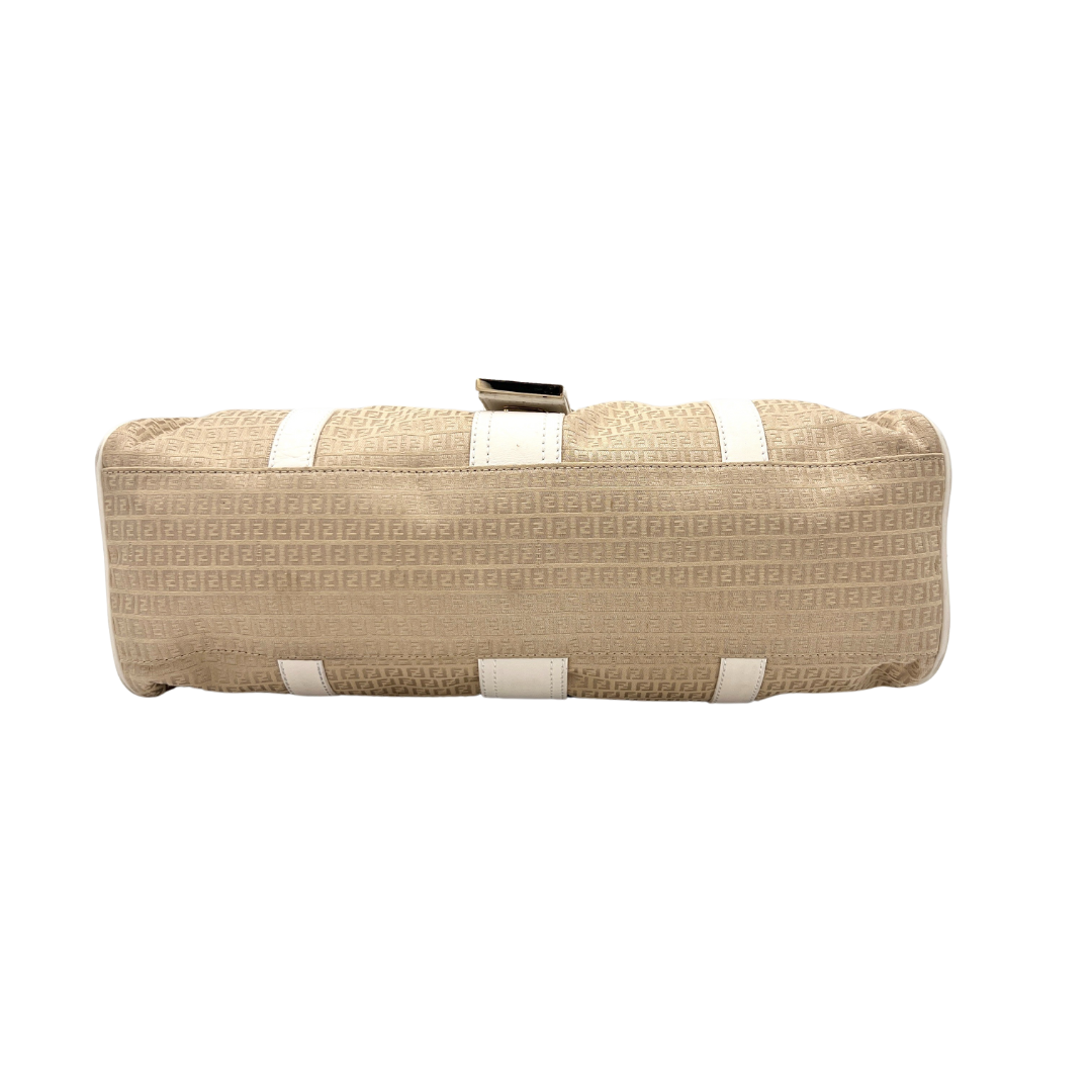 Sac à main en toile beige