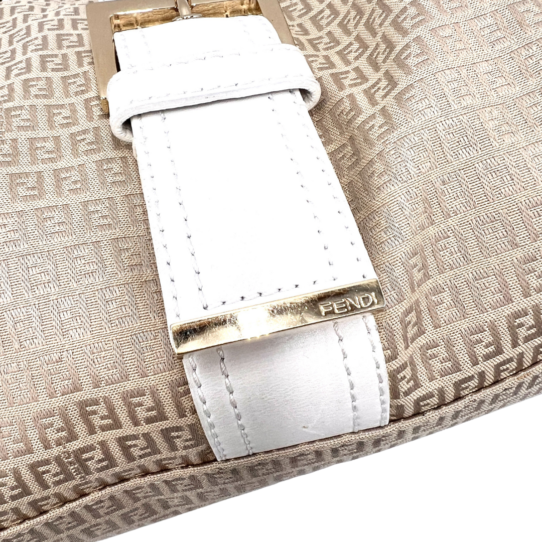 Sac à main en toile beige