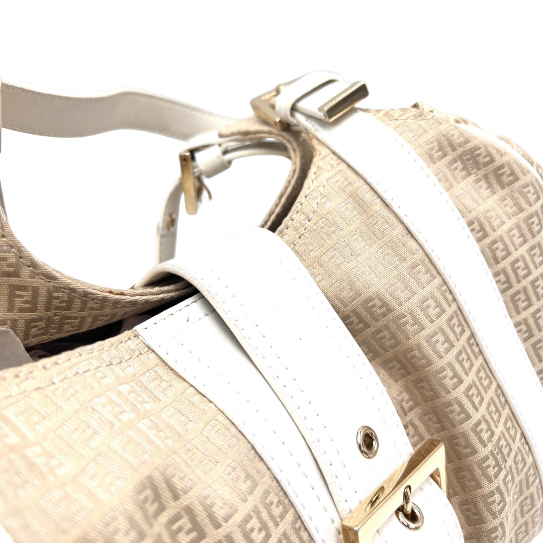Sac à main en toile beige