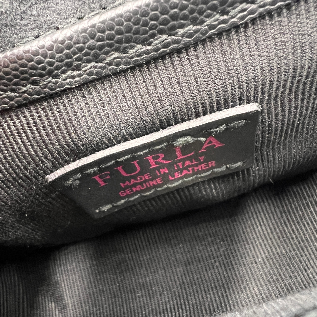 Sac à bandoulière en cuir noir