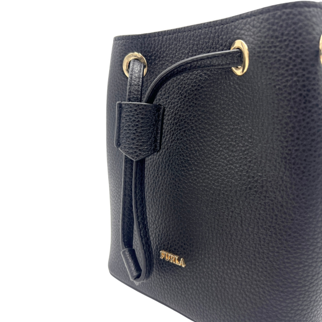 Sac seau à bandoulière noir