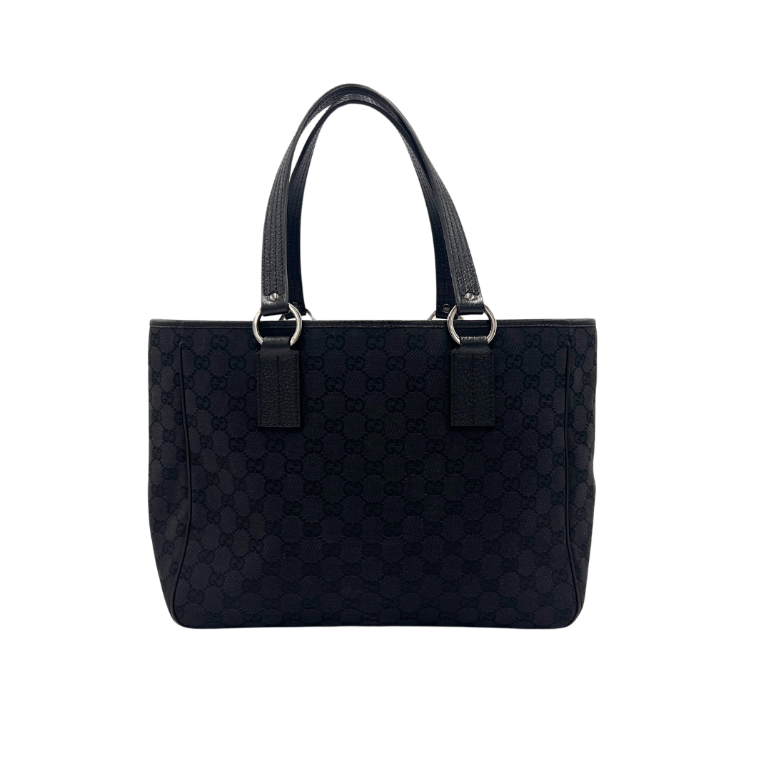 Sac à main GG noir en toile