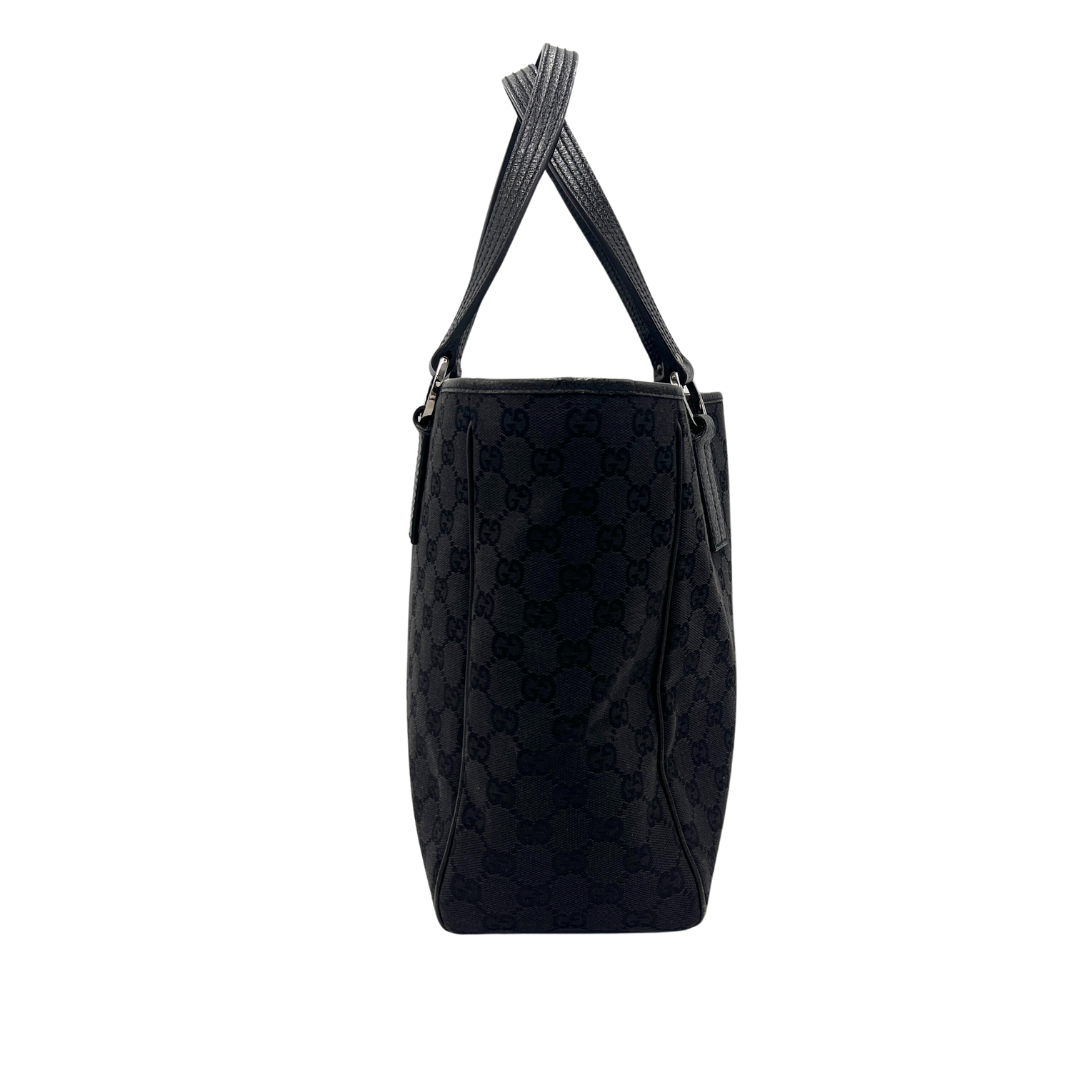 Sac à main GG noir en toile