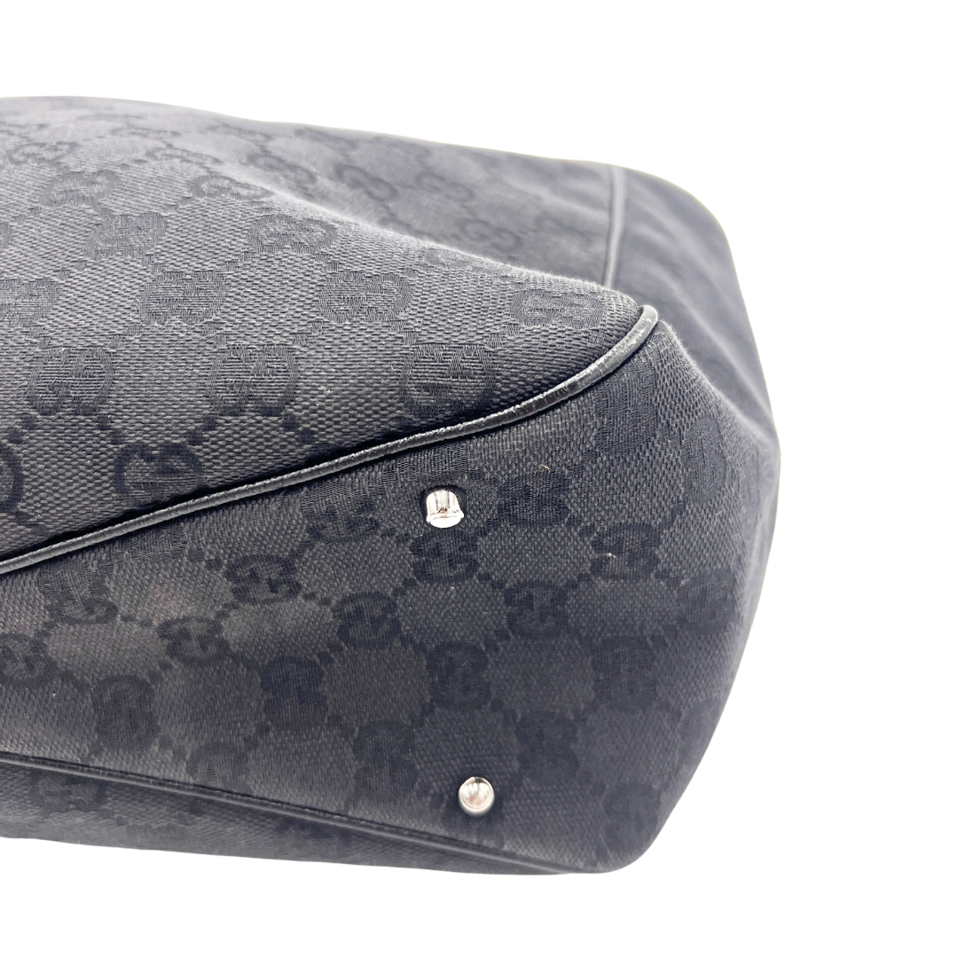 Sac à main GG noir en toile