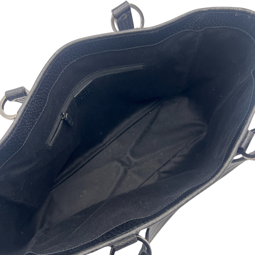 Sac à main GG noir en toile