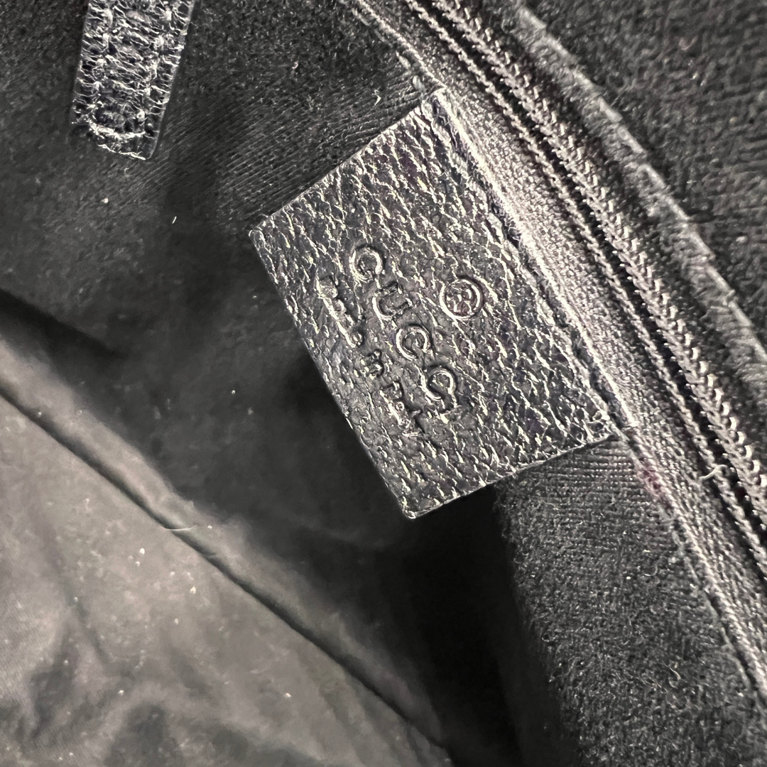 Sac à main GG noir en toile