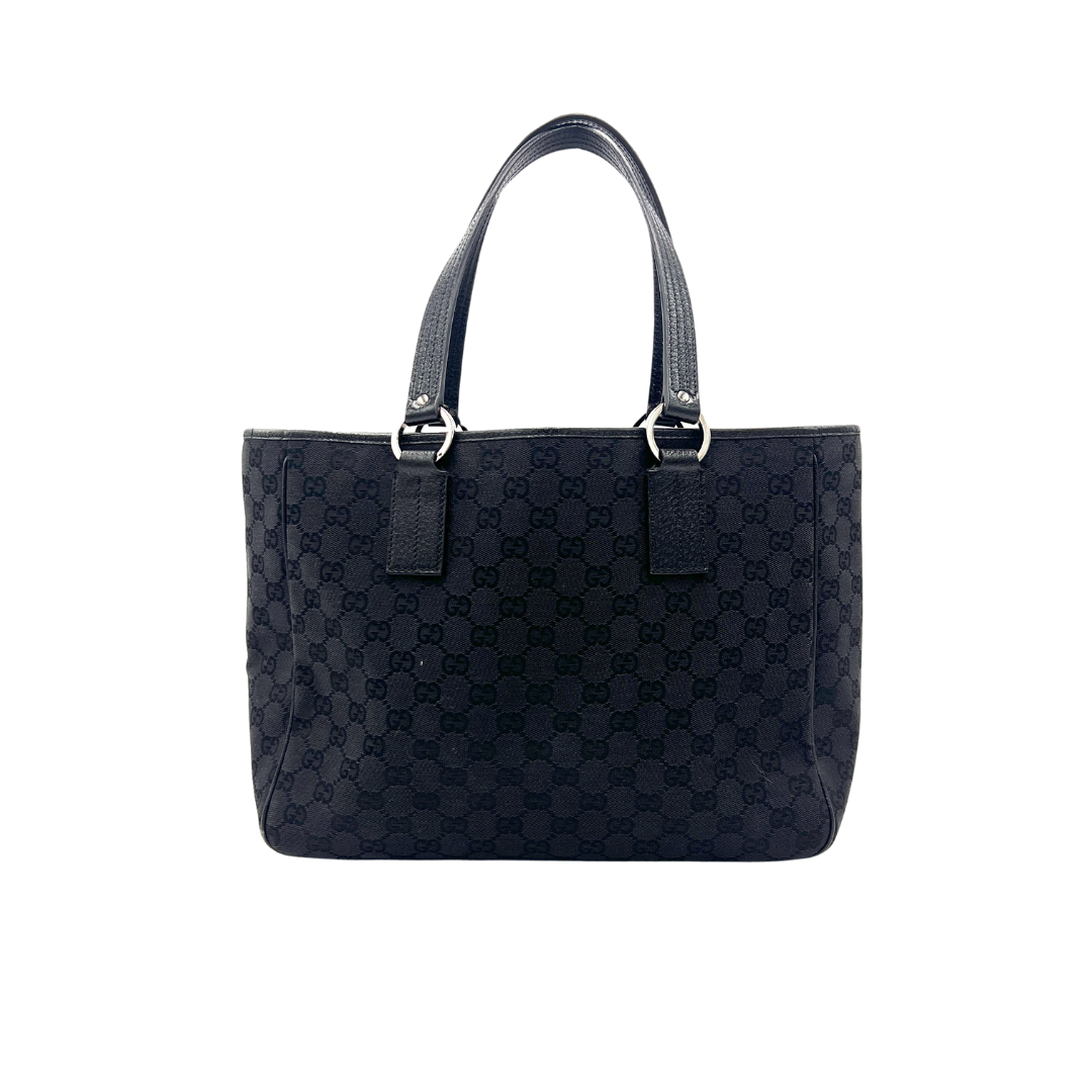 Sac à main GG noir en toile