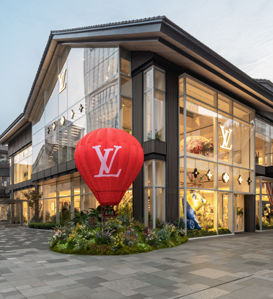 Première boutique consacrée à la maison chez Vuitton