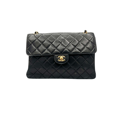 Sac Timeless Jumbo Double Face en cuir noir