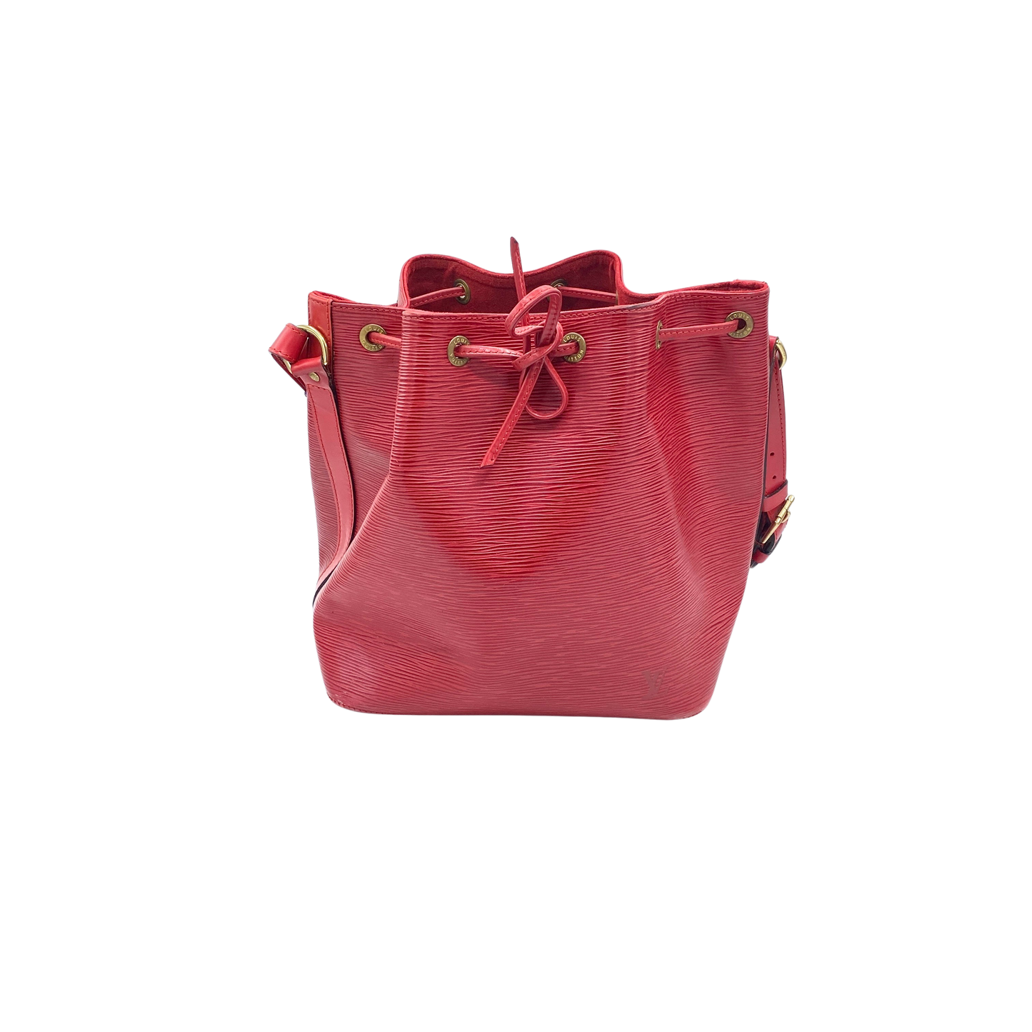 Sac Noé cuir épi rouge