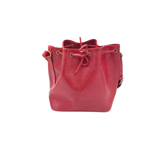 Sac Noé cuir épi rouge