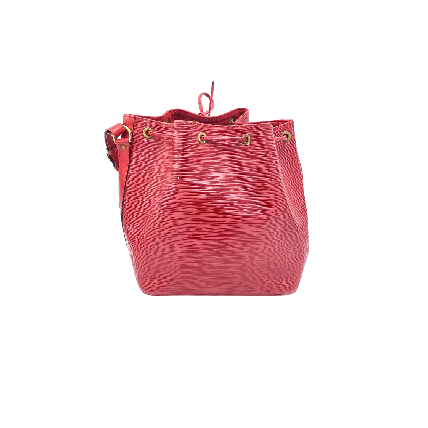 Sac Noé cuir épi rouge