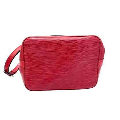 Sac Noé cuir épi rouge