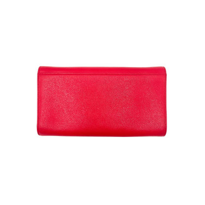 Pochette portefeuille rouge